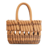 Small Tubular Basket in nappa lambskin