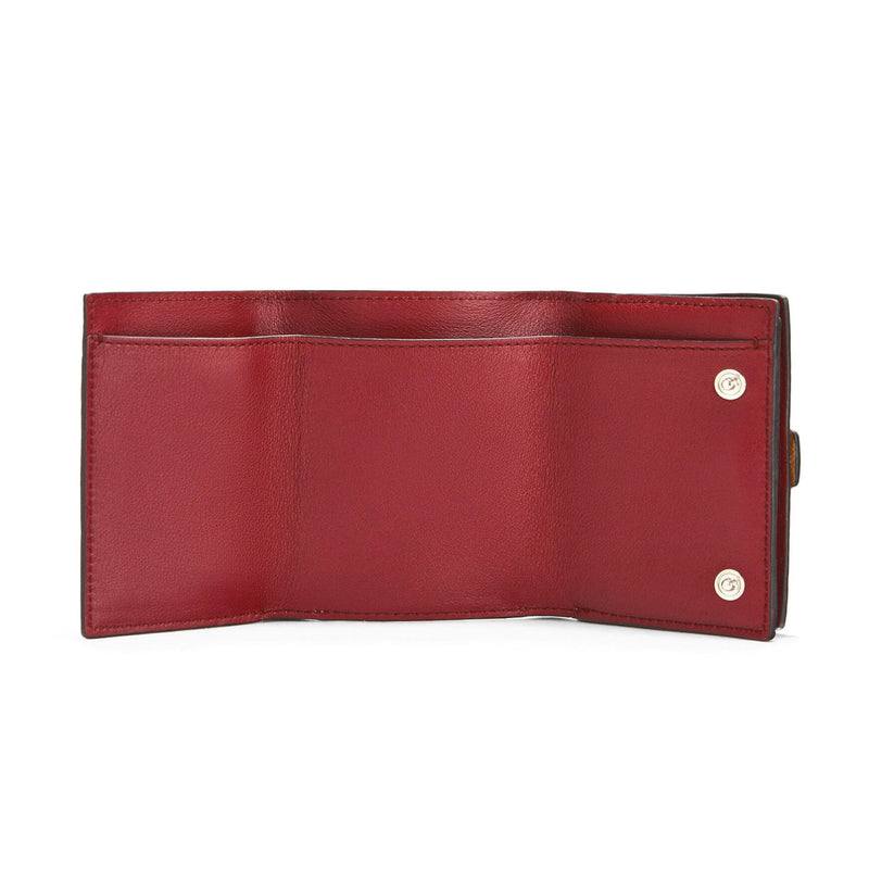 Trifold wallet in soft grained calfskin