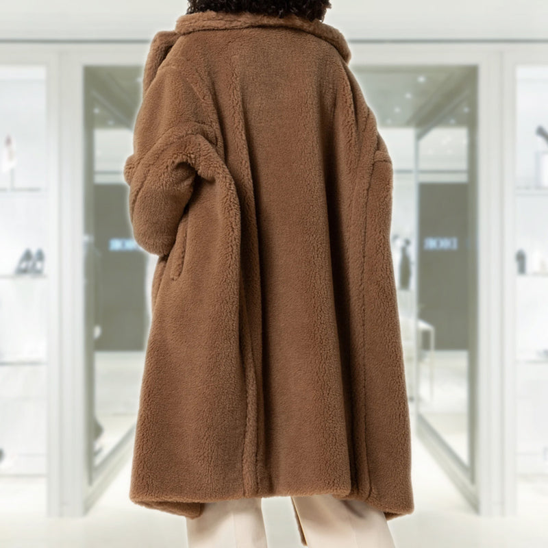 Camel hair coat TEDDY