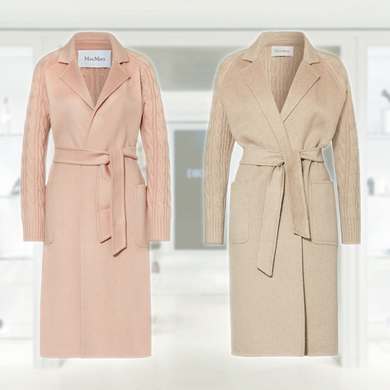 Wool coat HELLO in material mix