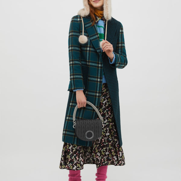 WOOL PATCHWORK COAT