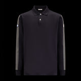 Inter x Moncler Long Sleeve Polo Shirt