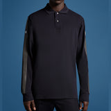 Inter x Moncler Long Sleeve Polo Shirt