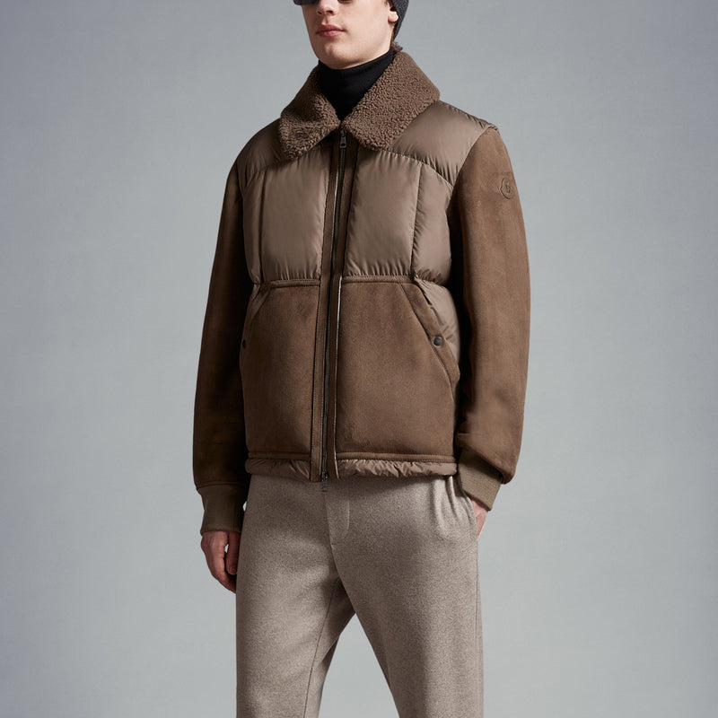 MONCLER♡GERSジャケット♡8A MONCLER Gers Leather Down Jacket I20911A00145549SK25W