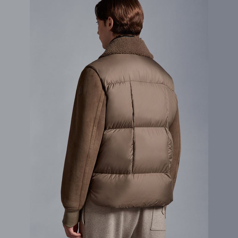 Gers Leather Down Jacket