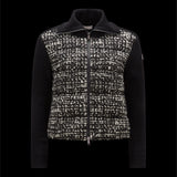 Padded Wool & Tweed Cardigan