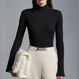 Wool Blend Polo Neck Jumper