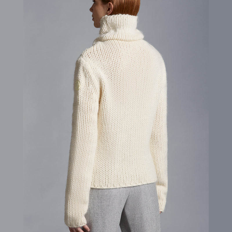 Wool & Mohair Polo Neck Jumper