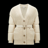 Padded Cashmere Cardigan