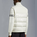 Padded Wool Blend Cardigan