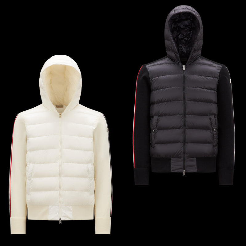 Padded Wool Hoodie