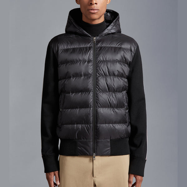 Padded Wool Hoodie