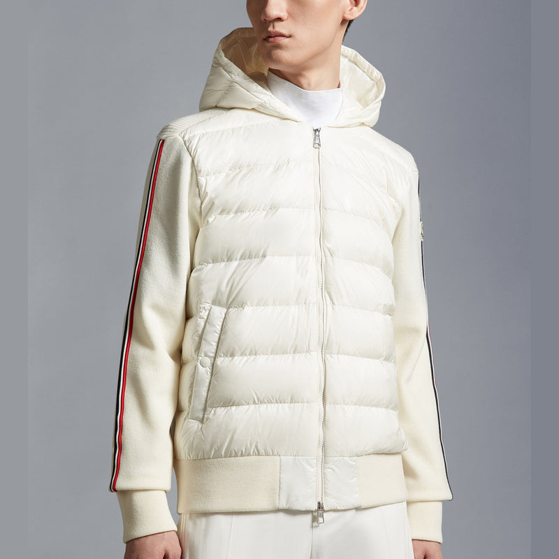 Padded Wool Hoodie