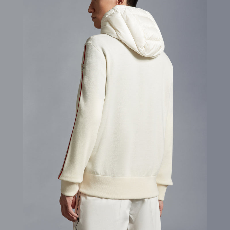 Padded Wool Hoodie