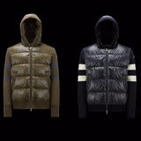 PADDED WOOL CARDIGAN