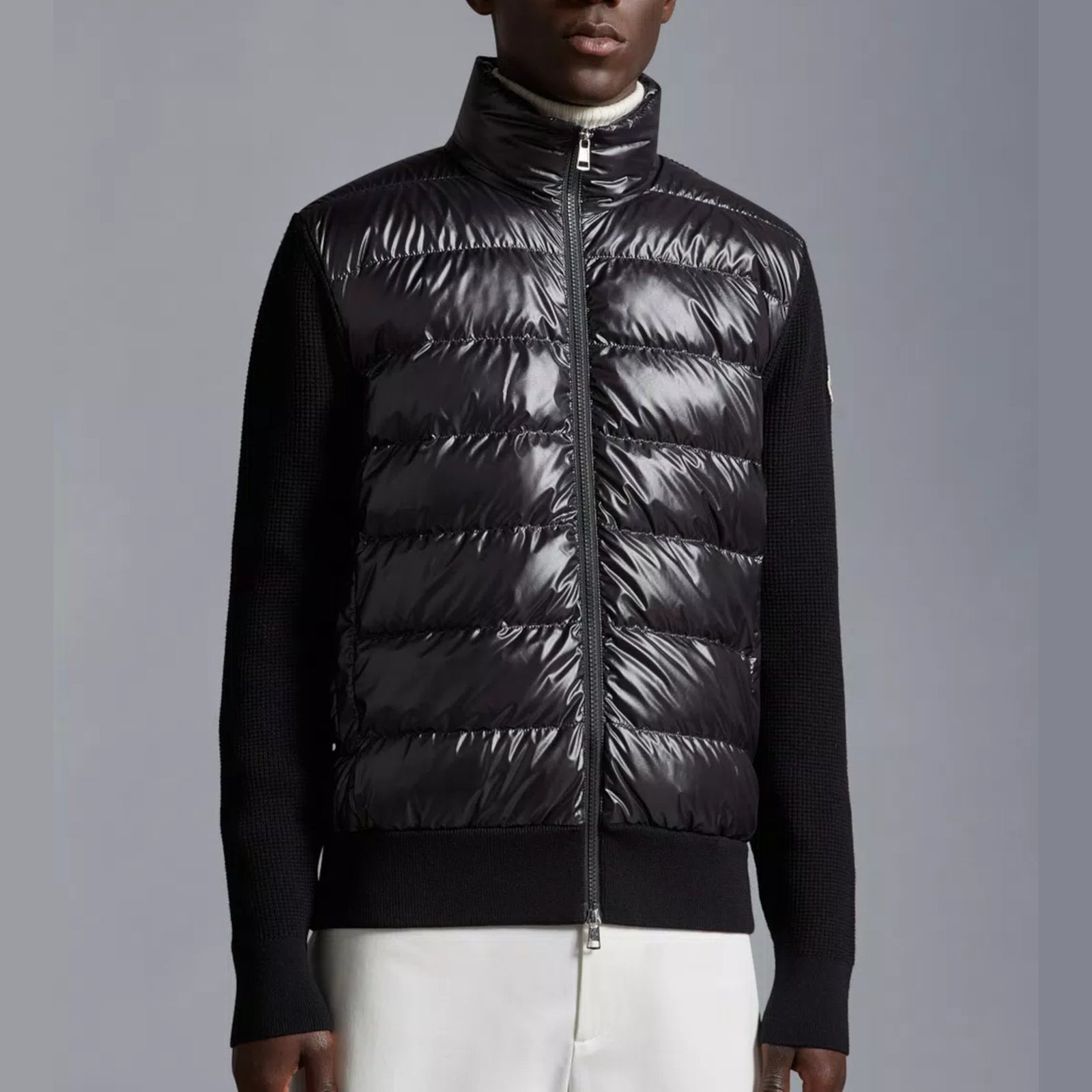 MONCLER PADDED WOOL CARDIGAN I20919B00011M1131828 – BORDER-GARA