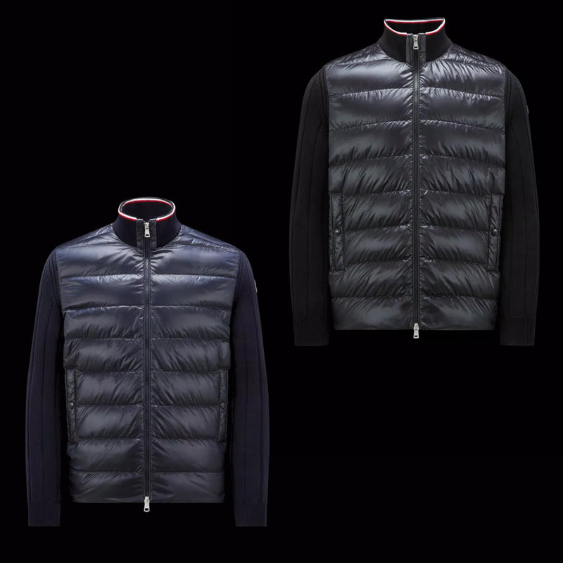 PADDED COTTON CARDIGAN
