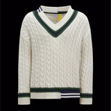 WOOL V-NECK JUMPER