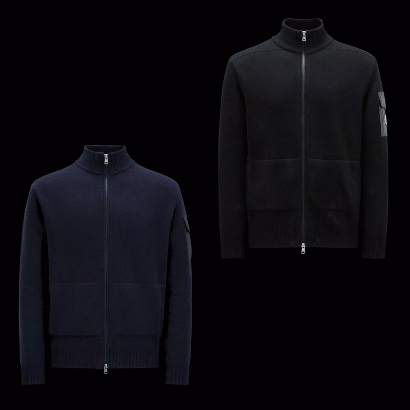 ZIP-UP WOOL CARDIGAN