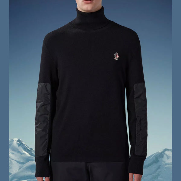 WOOL POLO NECK JUMPER