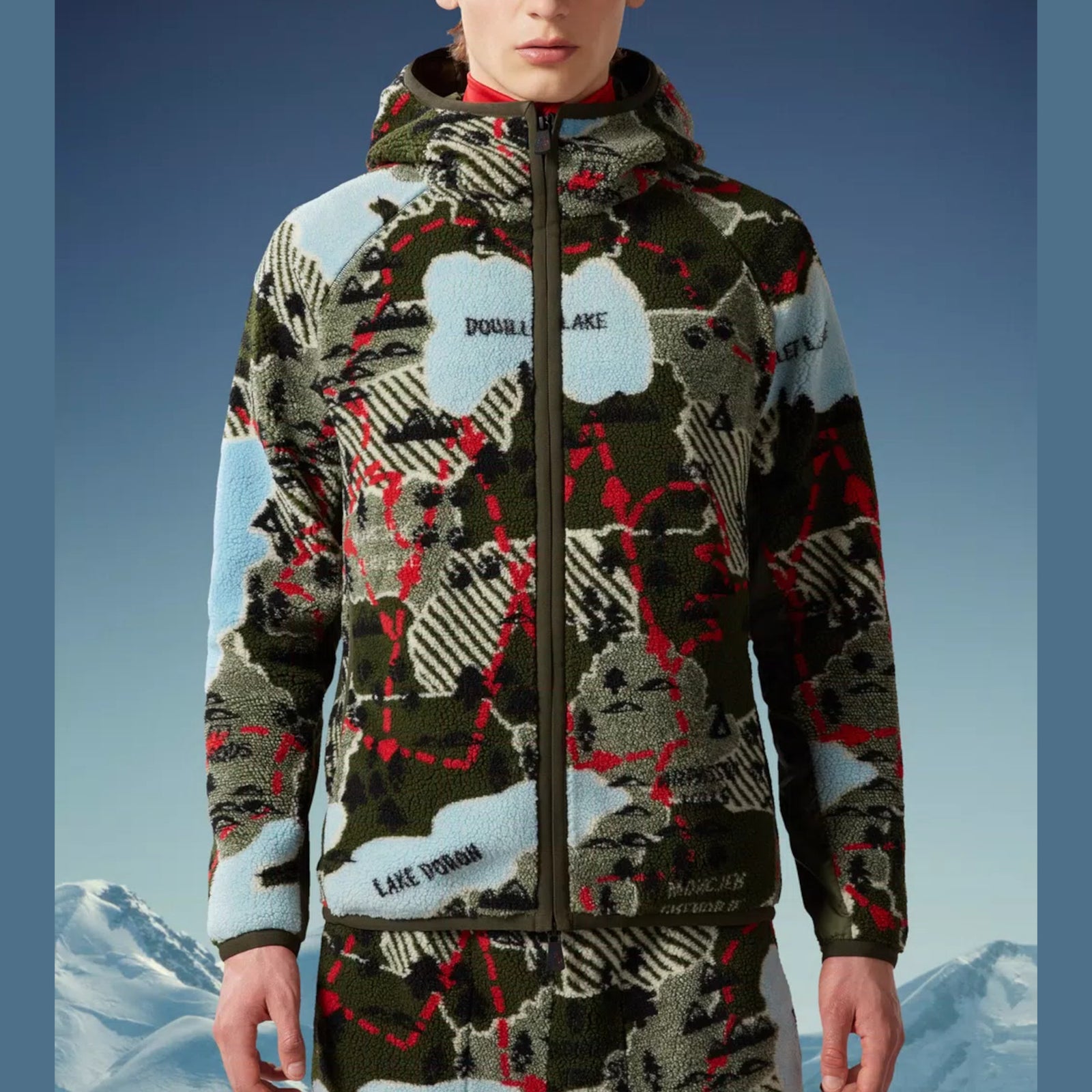 モンクレール TEDDY HOODIE ボアパーカー MONCLER モンクレール TEDDY ZIP-UP テディー ジップパーカー