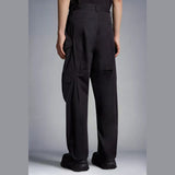 GABARDINE CARGO TROUSERS