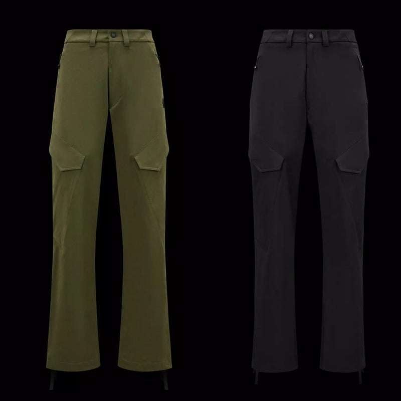 GABARDINE CARGO TROUSERS