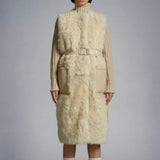 COUCOU SHEARLING LONG DOWN GILET