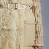 COUCOU SHEARLING LONG DOWN GILET