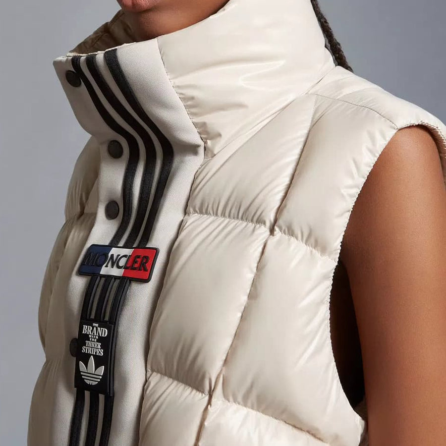 digne cut off gilet グレー LOUISE - WORK VEST - 1467 | Light gray mottled