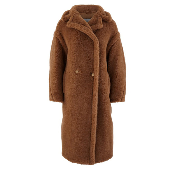 Icon Teddy Bear camel wool coat