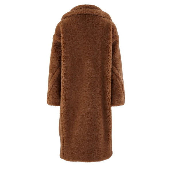 Icon Teddy Bear camel wool coat