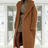 Icon Teddy Bear camel wool coat