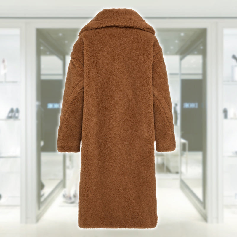 Icon Teddy Bear camel wool coat