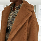 Icon Teddy Bear camel wool coat