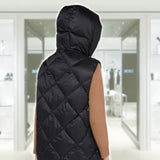 Tresse sleeveless jacket THE CUBE