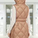 Tregil belted puffer jacket THE CUBE