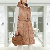 Tregil belted puffer jacket THE CUBE