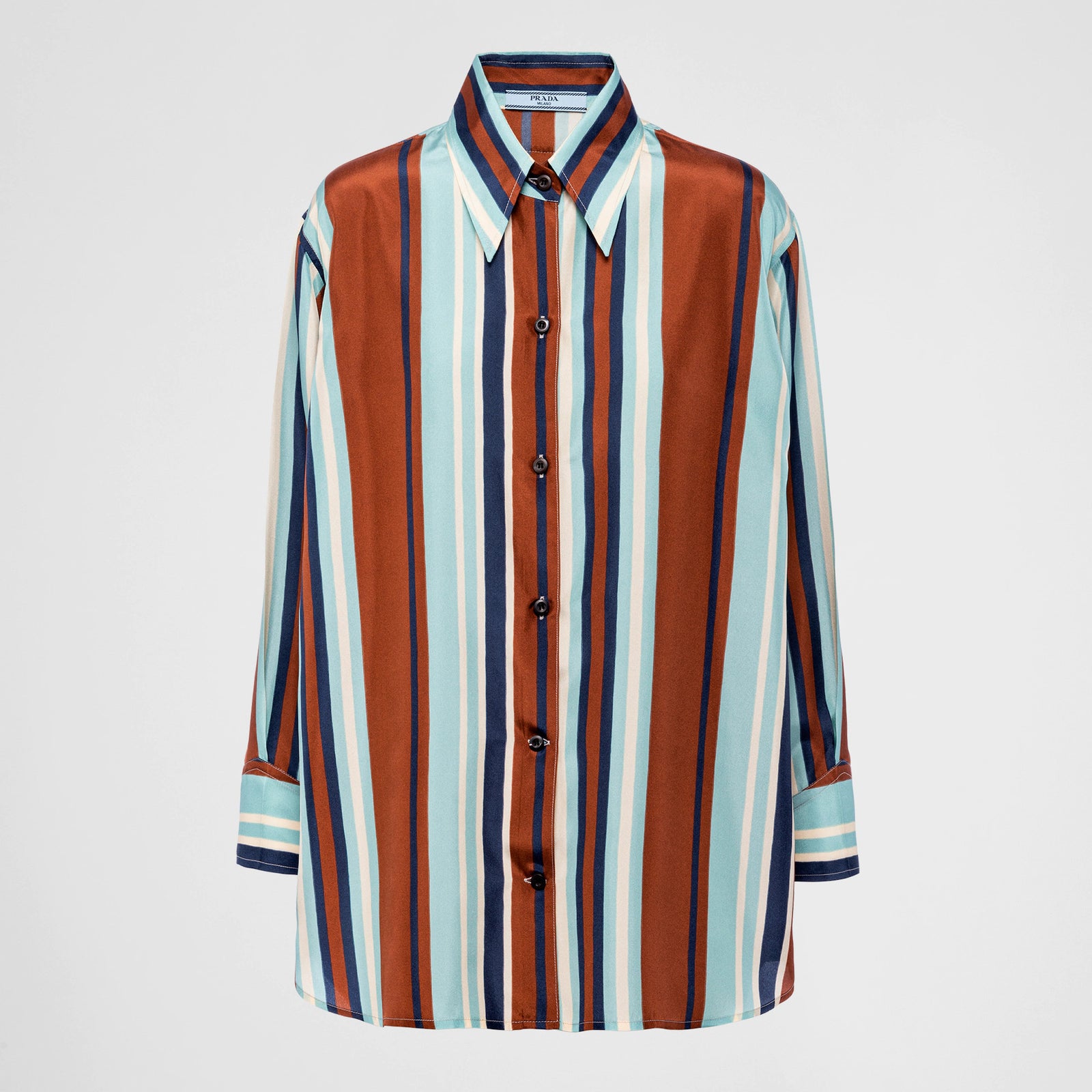 PRADA Printed silk shirt P460F_103T_F0046_S_221 – BORDER-GARA
