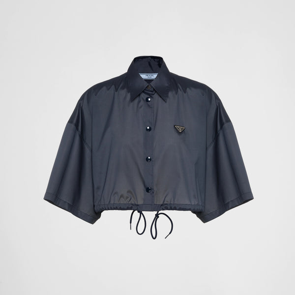 Technical silk shirt