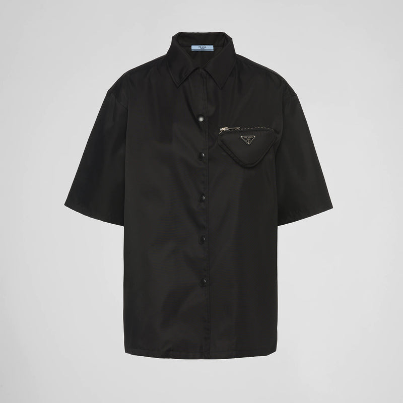 PRADA Re-Nylon Gabardine shirt with pouch 24X702_1WQ8_F0002_S_212 –  BORDER-GARA