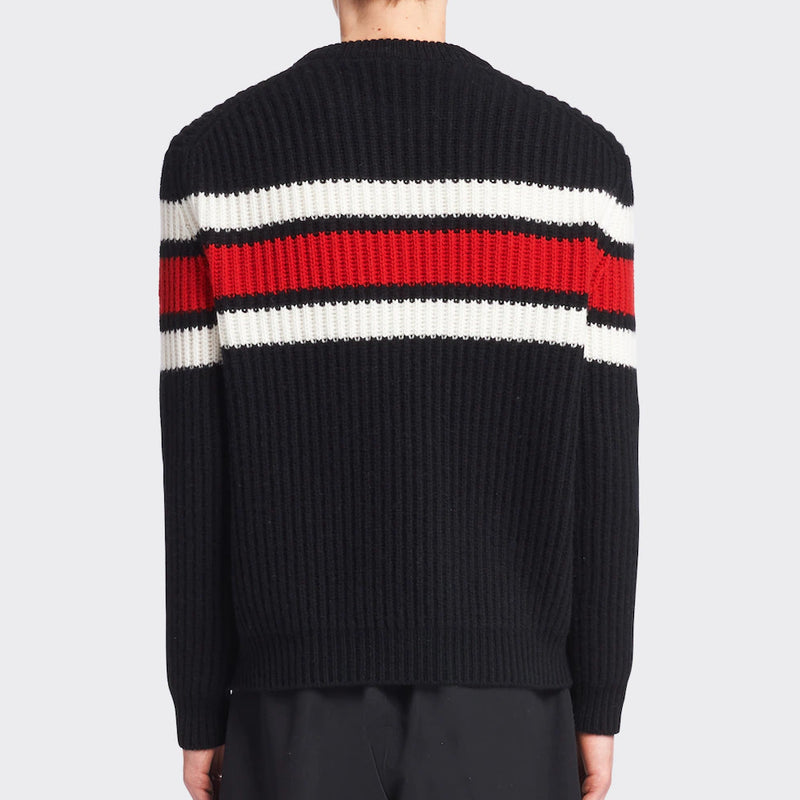 Jacquard cashmere sweater