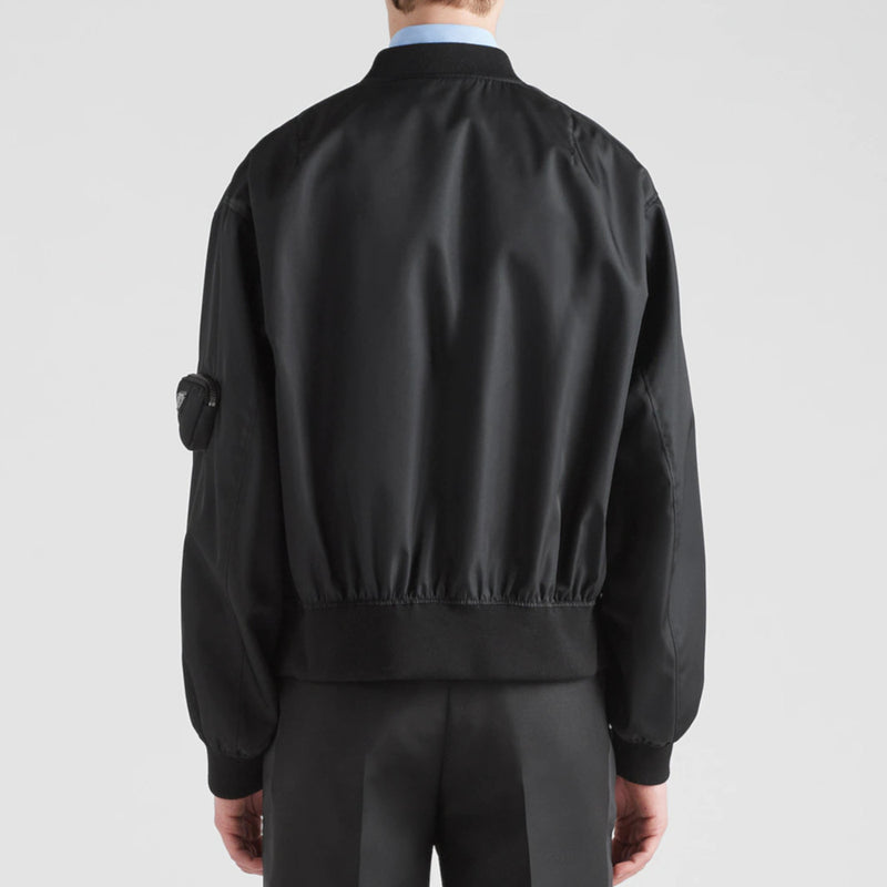 Re-Nylon bomber jacket