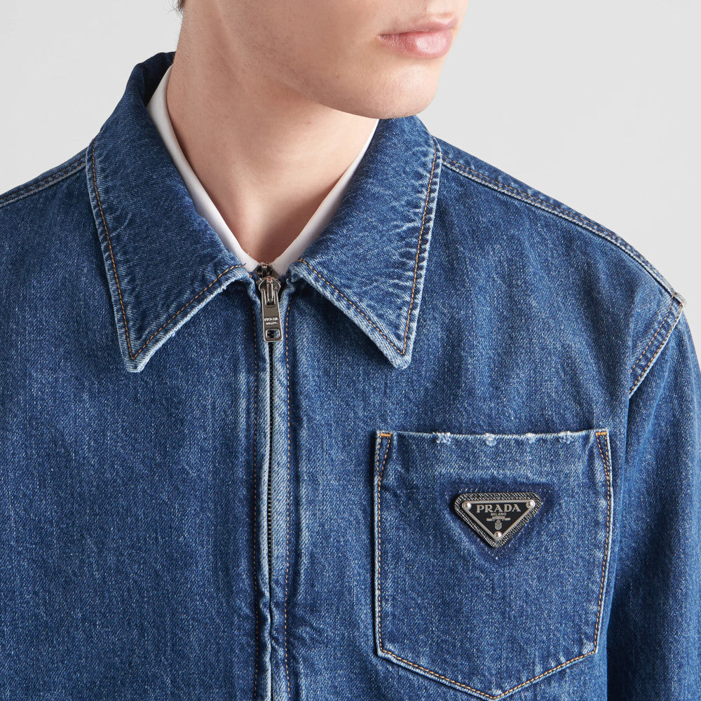 PRADA Denim blouson jacket – BORDER-GARA