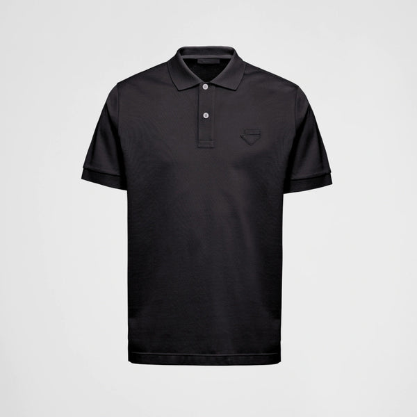 Pique polo shirt