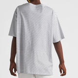 Oversized striped cotton T-shirt