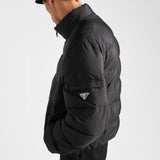 Re-Nylon short puffer jacket