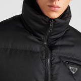 Medium-length Re-Nylon down jacket