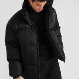 Medium-length Re-Nylon down jacket