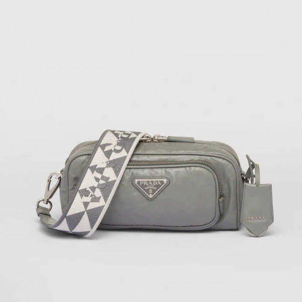 Nappa antique leather multi-pocket shoulder bag